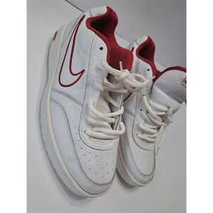 Nike Air Force 1 AF1 Contrast Stitch White University Red‎ CV1724-100 Men's 8.5